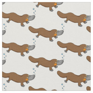 Tecido pato bonito platypus faturado