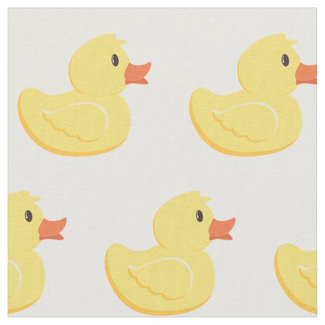 Tecido Pato de Borracha Fofo Banheiro Crianças (Detalhe)
