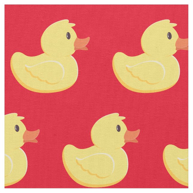 Tecido Pato de Borracha Fofo Banheiro Crianças (Detalhe)