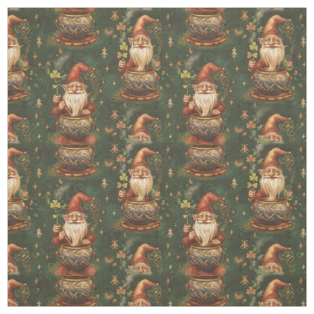 Tecido Patrick Gnome Pote do Dourado 2 (Modelo)
