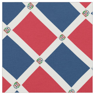 Tecido Patriótico: Bandeira da República Dominicana
