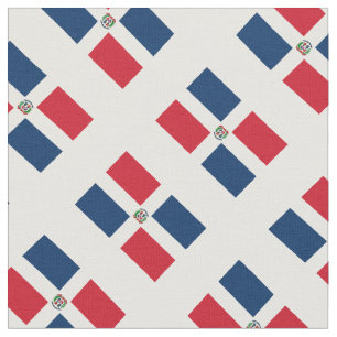 Tecido Patriótico: Bandeira da República Dominicana Imp