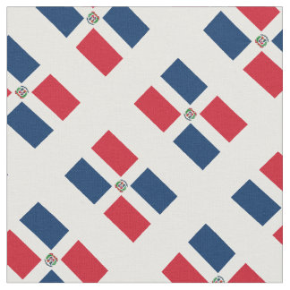 Tecido Patriótico: Bandeira da República Dominicana Impre