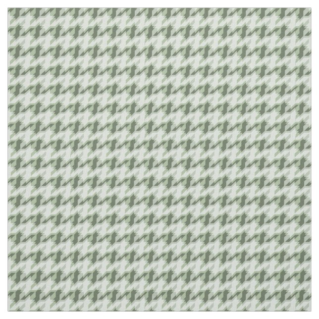 Tecido Patrón de pata de gallo verde. (Modelo)