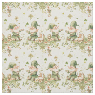 Tecido Patterno de café irlandês Patrick Gnome