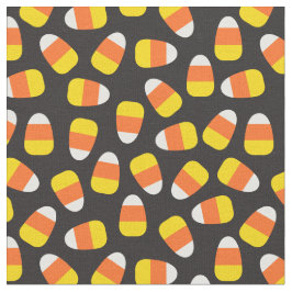 Tecido Patterno de Halloween Candy Corn