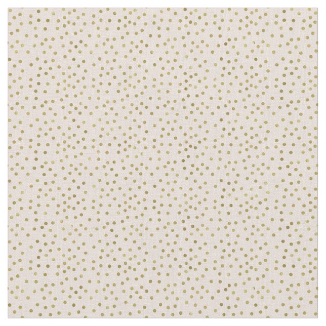 Tecido Peach Dourado Confetti Pontos (Detalhe)