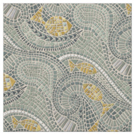 Tecido peixe mosaico