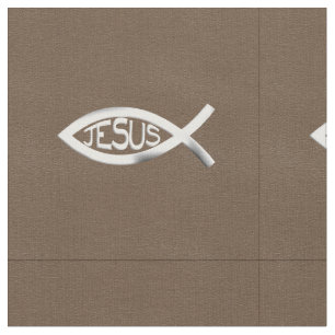 Tecido Peixes cristãos de Jesus