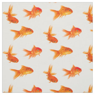 Tecido Peixes dourados