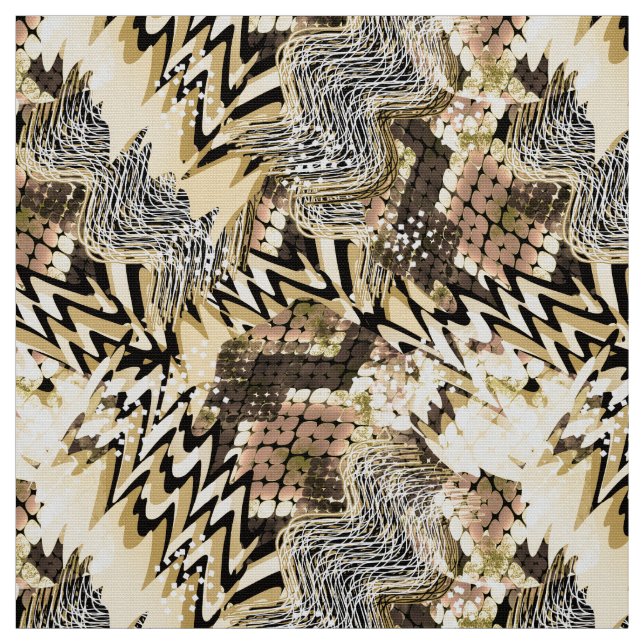 Tecido pele-leopardo, cobras (Modelo)