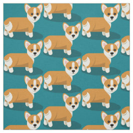 Tecido Pembroke Welsh Corgi - Cão Puppi