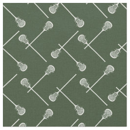 Tecido Pentes Brancos de Lacrosse Verde Florestal Pattera