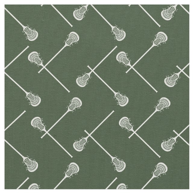 Tecido Pentes Brancos de Lacrosse Verde Florestal Pattera (Detalhe)