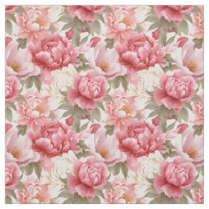 Tecido Peony rosa-Tecido personalizado