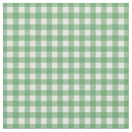 Tecido Pepper Green Checking Gingham para Lids de latas d