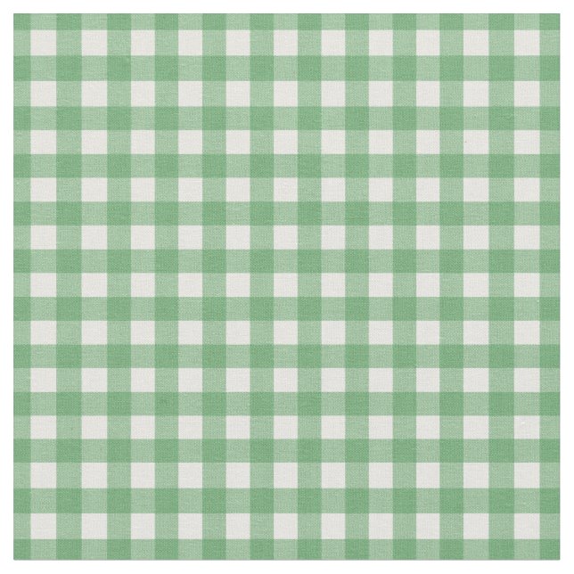 Tecido Pepper Green Checking Gingham para Lids de latas d (Detalhe)