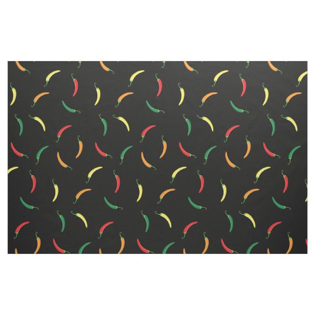 Tecido Peppers Quentes Produtos Hortícolas de Comida (Fat Quarter)