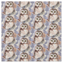 Tecido Pequena Cama Cura-d'água Coruja Pássaro Natureza