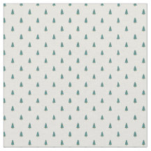 Pequenas árvores de Natal bonitas em branco