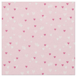 Tecido Pequeno Coração Rosa Dia de os namorados de Amor