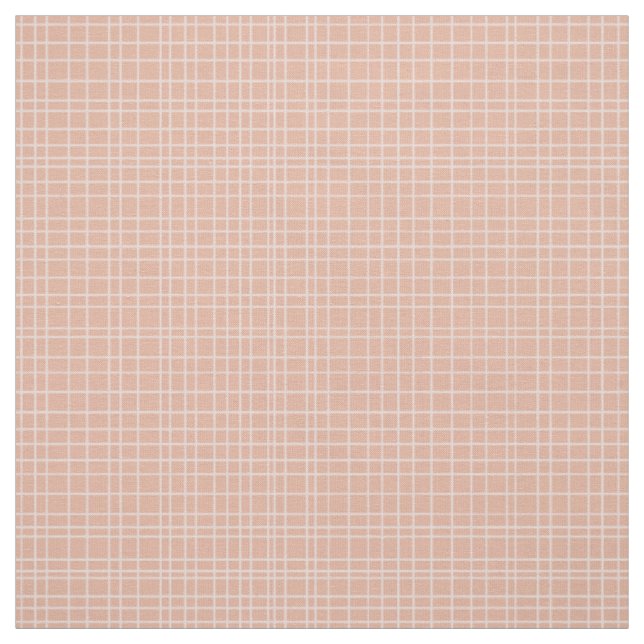 Tecido Pequeno Grid Desenhado à Mão - damasco empoeirado (Modelo)