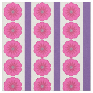 Tecido Pequeno roxo cor-de-rosa brilhante da listra da