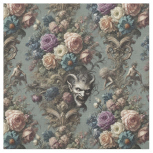 Tecido Pequenos demônios ousam sonhar - Azulejo clássico