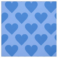 Tecido personalizado Blue Hearts