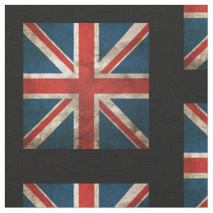 tecido personalizado britânico da Union Jack
