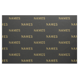 Tecido Personalizado com o Sobrenome ou Apelido neles