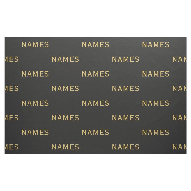 Tecido Personalizado com o Sobrenome ou Apelido neles (Jarda)
