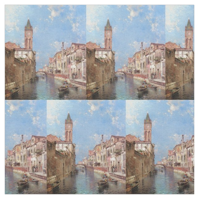 Tecido personalizado da arte de Veneza da Unterber (Modelo)
