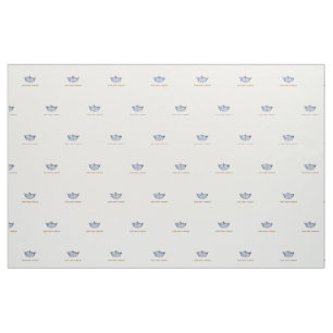 Tecido Personalizado da Coroa Azul estilo Miss Am