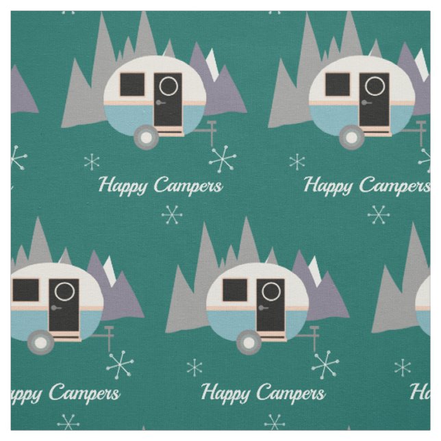 Tecido Personalizado de Caravana de Camper Mini Re (Modelo)
