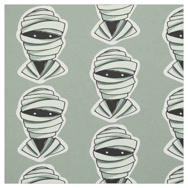 Tecido personalizado de cor Zombie do Halloween (Modelo)