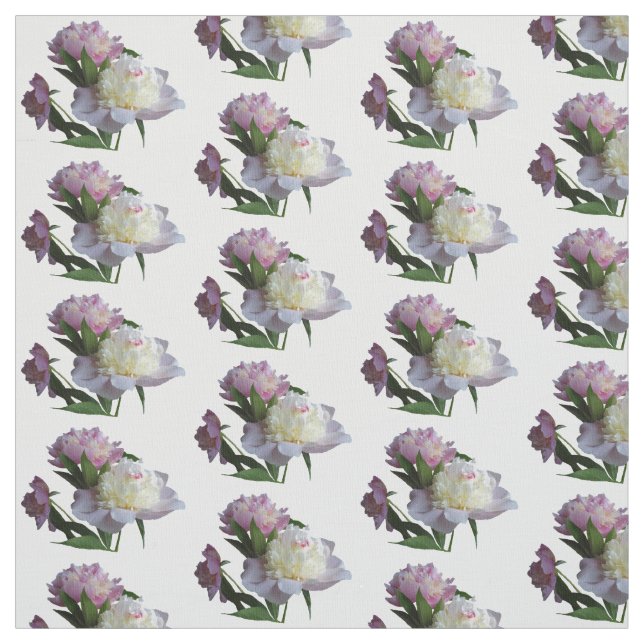 Tecido Personalizado de Fotografias de Peony Rosa (Modelo)