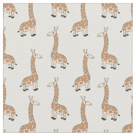 Tecido Personalizado de Girafa Bebê para Crianças