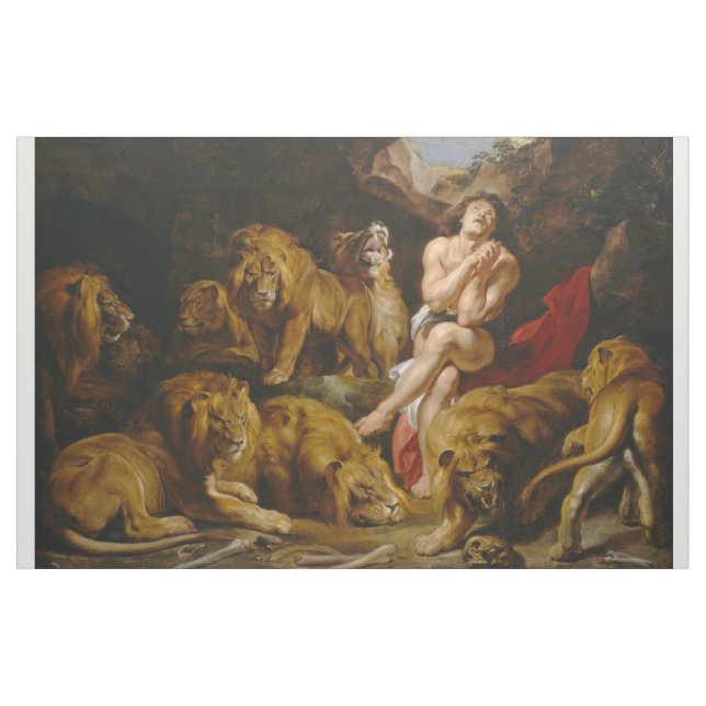 Tecido personalizado do Lions Den (Jarda)