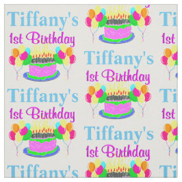 TECIDO PERSONALIZADO DO PRIMEIRO ANIVERSARIO bonit