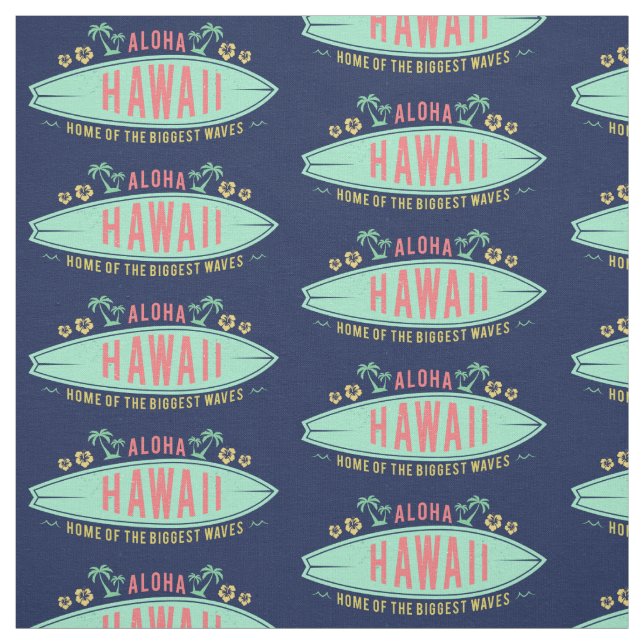 Tecido personalizado do Surfer Hawaiian Aloha (Modelo)