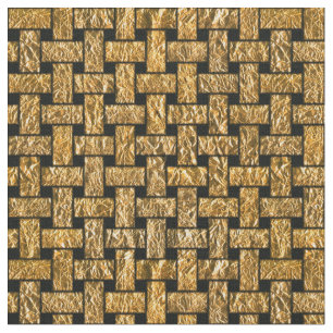 Tecido Personalizado do Weave 1 Dourado