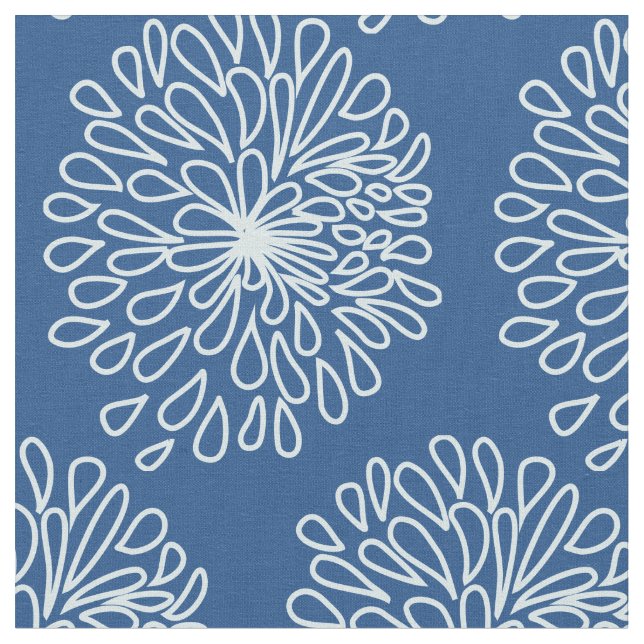 Tecido Personalizado Floral de Qualquer Cor Modern (Detalhe)