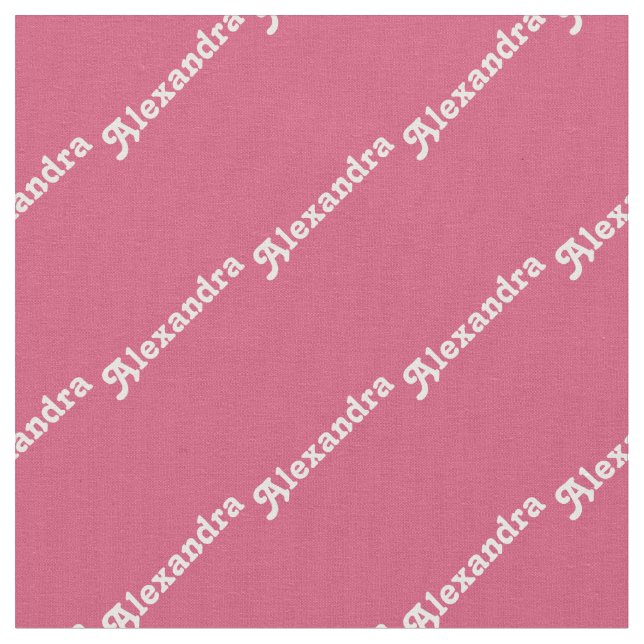 Tecido Personalizado Retroativo Rosa Moderno (Detalhe)