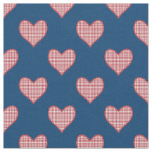 Tecido Personalizado Romântico Red Check Gingham H
