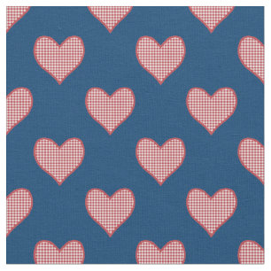 Tecido Personalizado Romântico Red Check Gingham H