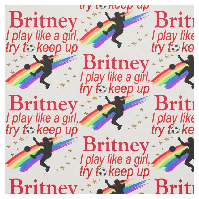 Tecido PERSONALIZADO SOCCER STAR (Modelo)