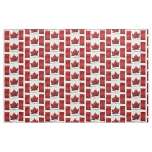 Tecido personalizado tecido da bandeira de Canadá