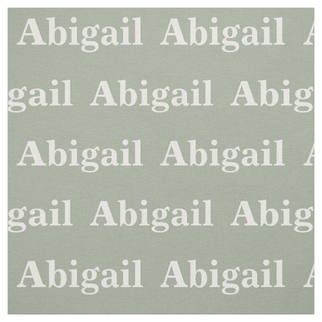 Tecido Personalizado - Tecido de Nome Personalizad (Modelo)