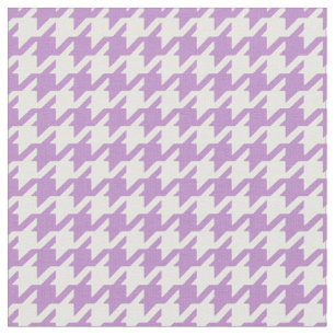 Tecido Personalize seu próprio padrão roxo de houndstoo